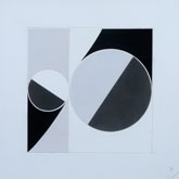 Projection circulaire 3 - 2012<br><span>Acrylique et graphite sur papier embouti, 50 x 50 cm</span>